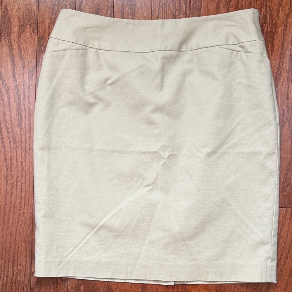 Halogen Tan Pencil Skirt